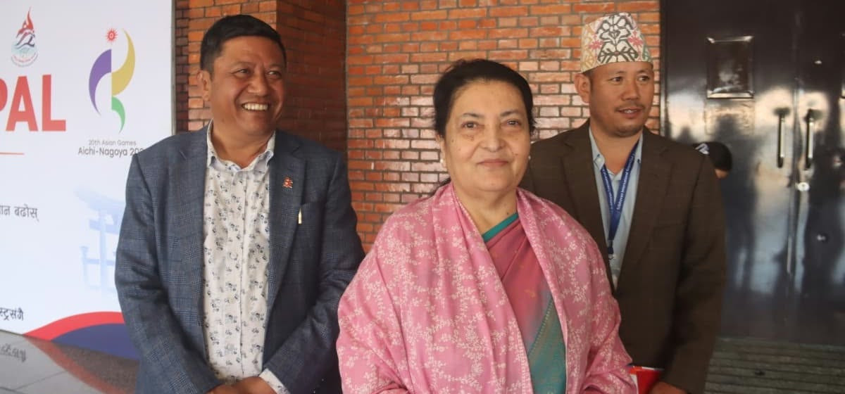 पूर्व राष्ट्रपति भण्डारी चीन प्रस्थान